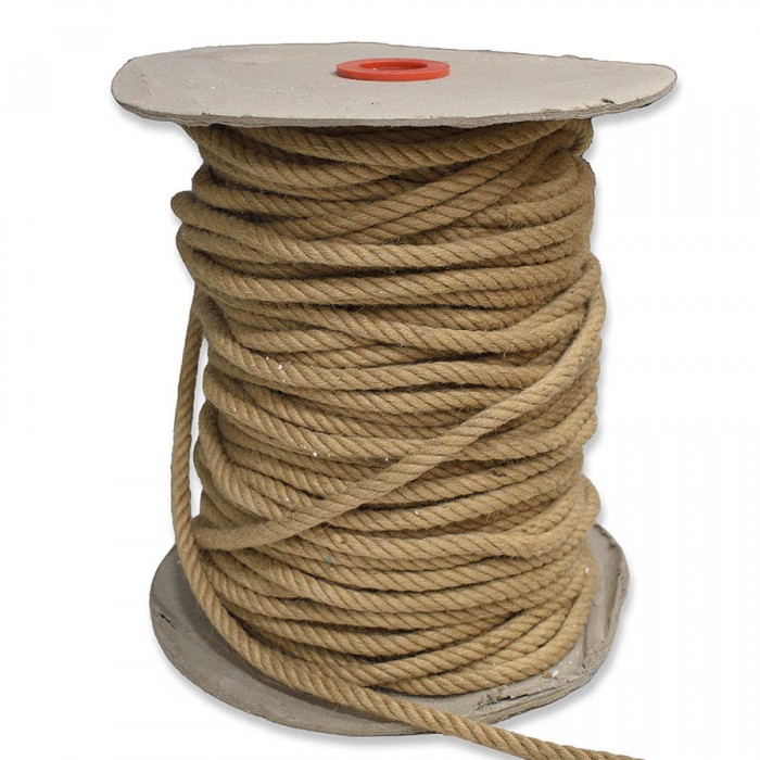 Διακοσμητικό κορδόνι - σχοινί Γιούτας πάχους 10mm με το μέτρο