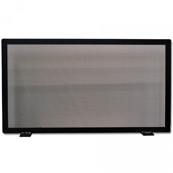 Μεταλλική Κάλυψη τζακιού σε Μαύρο  50x80cm