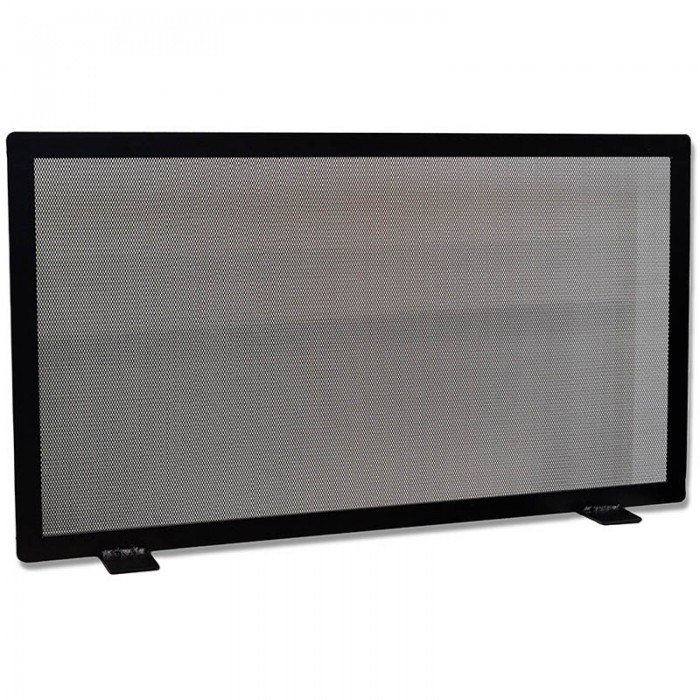 Μεταλλική Κάλυψη τζακιού σε Μαύρο  50x80cm