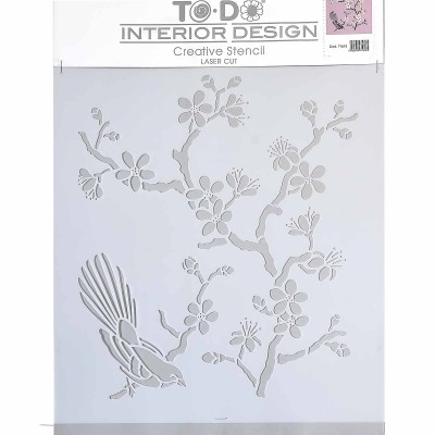 Stencil για Διακόσμηση Τοίχου ToDo Creative Ideas 35x40cm No1 71615