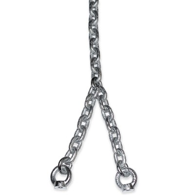 Αλυσίδες κούνιας παιδικής χαράς 6mm 1.30m με μάπες ζεύγος 2 τεμάχια για μια κούνια (πιστοποιημένες σύμφωνα με πρότυπο ΕΝ 1176) 