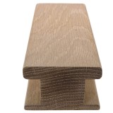 Ξύλινη Κουπαστή  Άβαφη απο Μασίφ Ξύλο Δρύς Πλατύβενη Βορείου Αμερικής σε 2 διαστάσεις 110cm ή 220cm σειρά 981