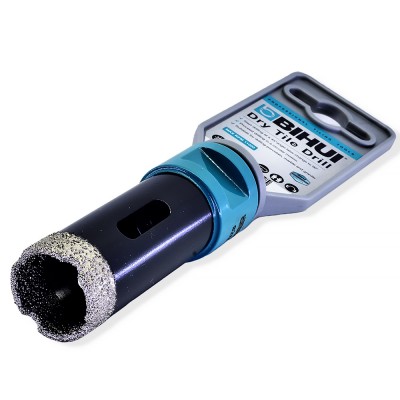 Τρυπάνι Διαμαντιού για γυαλί, κεραμικά, πλακίδια  25mm Bihui Dry Tile Drill Professional Tiling Tools DBDF25