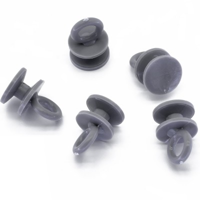 Ράουλα κουρτίνας στρογγυλα Γκρι 50τεμ