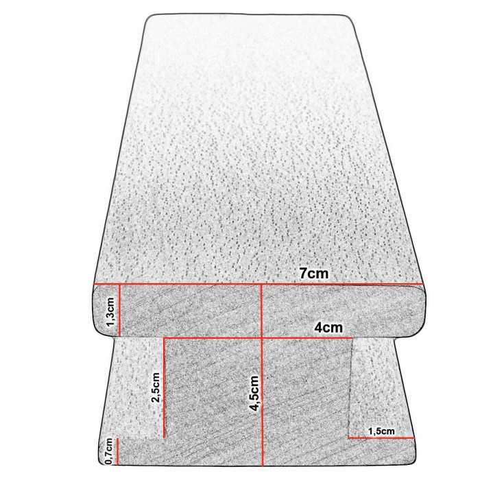Ξύλινη Κουπαστή  Άβαφη απο Μασίφ Ξύλο Οξιάς Γερμανίας σε 2 διαστάσεις 110cm ή 220cm σειρά 971