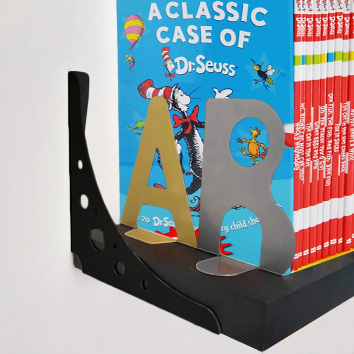 Γωνίες στήριξης ραφιών Delta Σε χρώμα Μαύρο 20cm X 20Cm Vormann Made in Germany