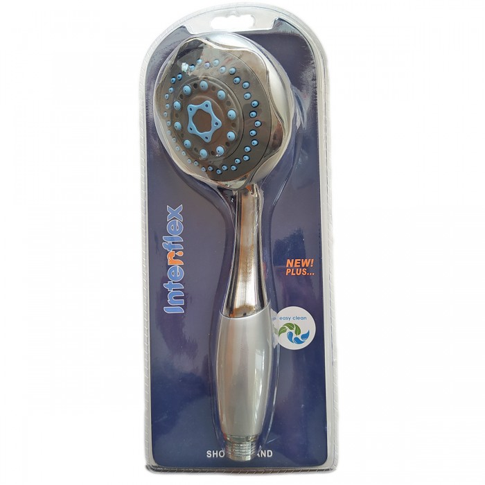 Τηλέφωνο Ντους Χρωμέ Αντιαλατικό 5 Ροών Berlin (043353) Interflex