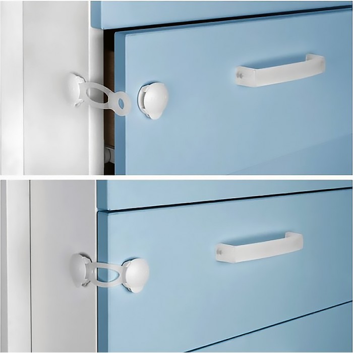 Παιδική Ασφάλεια ντουλαπιών INOFIX 5101 36x107x13 mm 2τεμ.