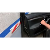 Αυτοκόλλητο Προστατευτικό Πλευρικό Για Τοίχους Parking Κόκκινο Λευκό Inofix 4104-1