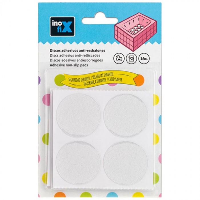 Συγκολλητικά Αντιολισθητικά Πατάκια Μπάνιου Inofix 5301 16 τεμάχια