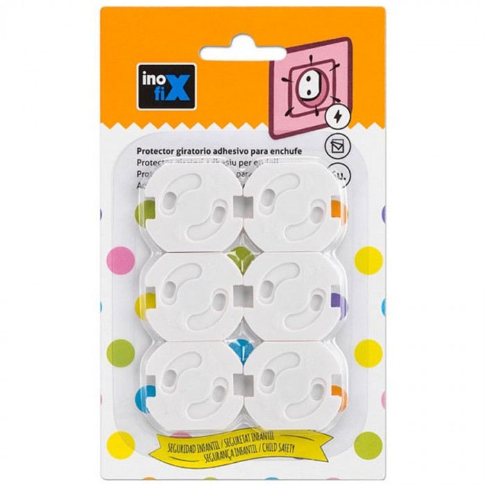 Προστατευτικά Για Πρίζες Αυτοκόλλητα Σετ 6 τεμ. Inofix 5400