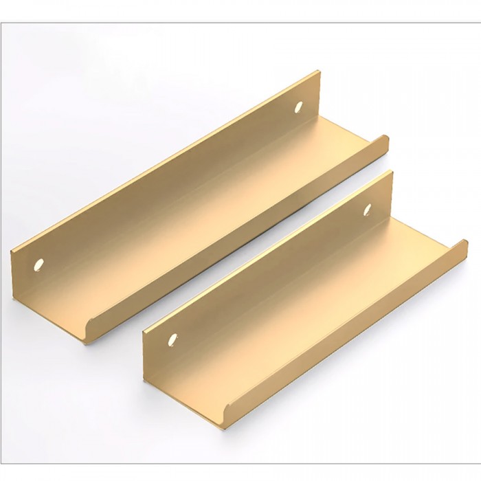 Λαβή επίπλου Χωνευτή από κράμα αλουμινίου Σειρά 05 σε  Χρυσό Ματ 600mm