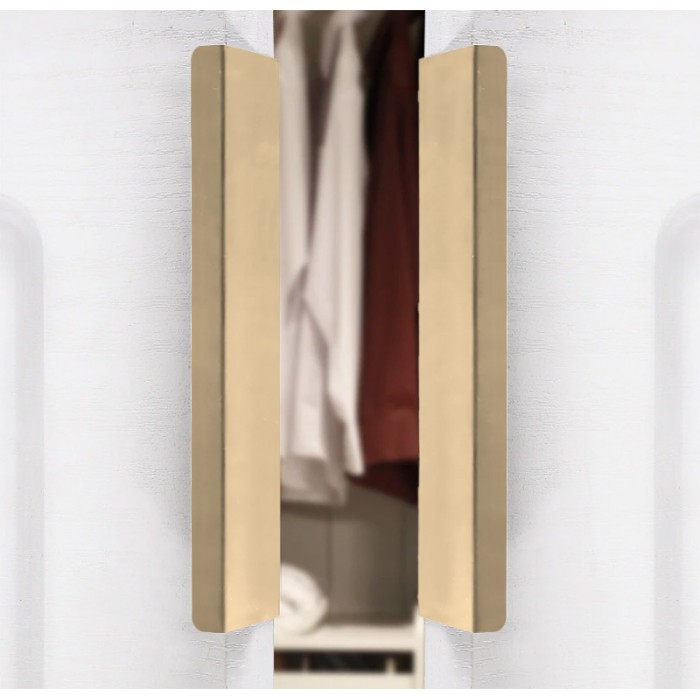 Λαβή επίπλου Χωνευτή από κράμα αλουμινίου Σειρά 05 σε  Χρυσό Ματ 600mm