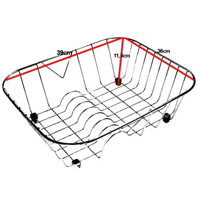 Καλάθι Sanitec Inox No7 για το νεροχύτη Sanitec 308-319