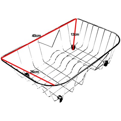 Καλάθι Sanitec Inox No8 για το νεροχύτη Sanitec 323 - 320