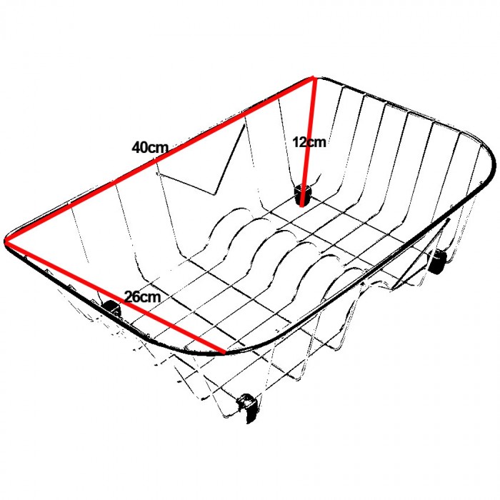 Καλάθι Sanitec Inox No8 για το νεροχύτη Sanitec 323 - 320