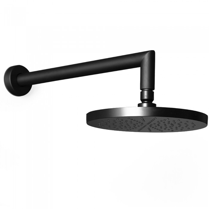 Ανακλινόμενη κεφαλή + Thermo-Core Push Θερμοστατικός μίκτης .30εκ Almar Black matt E044044-400 R50809-400 E176633-400