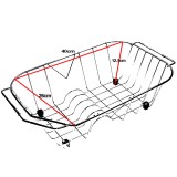 Καλάθι 40x26 Κρεμαστό Inox W26-110