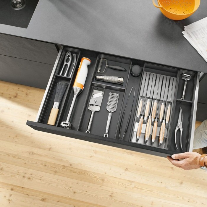 Μαχαιροθήκη BLUM AMBIA-LINE ZC7M0200 γκρι orion