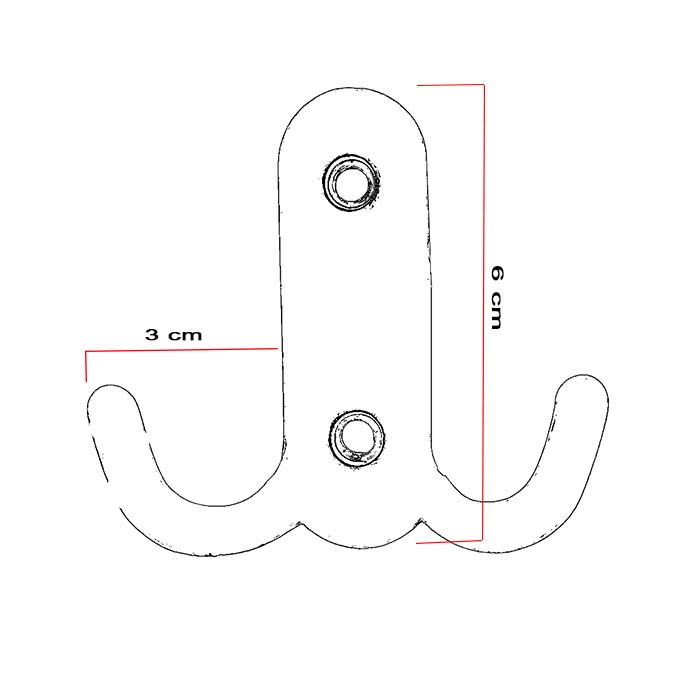 Κρεμάστρα τοίχου C548 Αντικέ