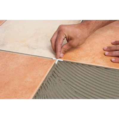 Σταυροί πλακιδίων Raimondi Art. 132 2mm Πλάτος και 2,8mm Βάθος 200 τεμάχια Λευκοί