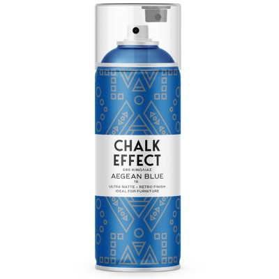 Χρώμα Κιμωλίας σε Σπρευ Chalk Effect 400ml Aegean Blue No16