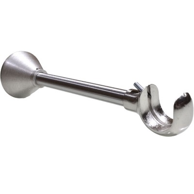 Στήριγμα κουρτινόξυλου Φ25 Νίκελ ματ enis