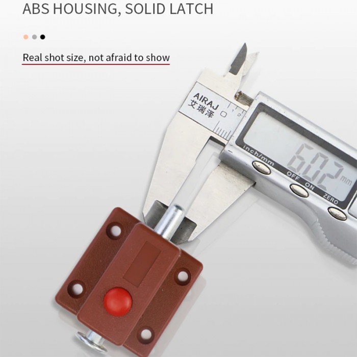 Ασφάλεια πόρτας και παραθύρου Αυτόματη Spring Automatic Lock σε Χρώμα Καφέ