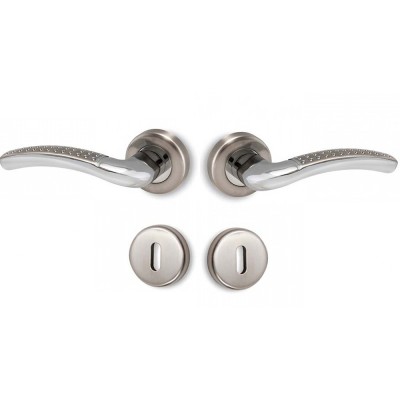 Πόμολα πόρτας χειρολαβές (Ζεύγος) με ροζέτα C1645