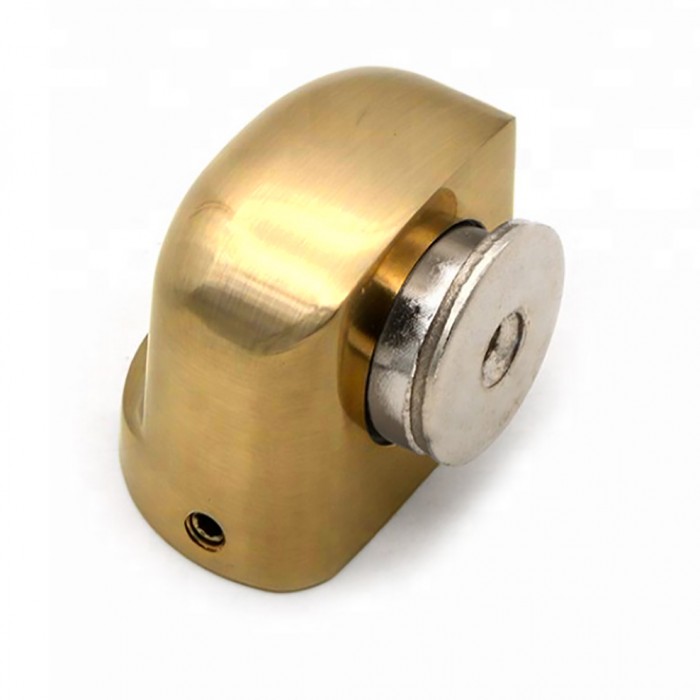 Μαγνητικό Στοπ πόρτας δαπέδου Conset C703 Ματ Ορείχαλκος