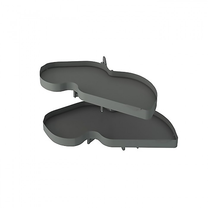 Μεταλλικός Μηχανισμός κουζίνας για τυφλό ντουλάπι φασόλι Inoxa Combis (846BH) για Δεξί Άνοιγμα Πόρτας 50εκ Ανθρακί 0075-7093