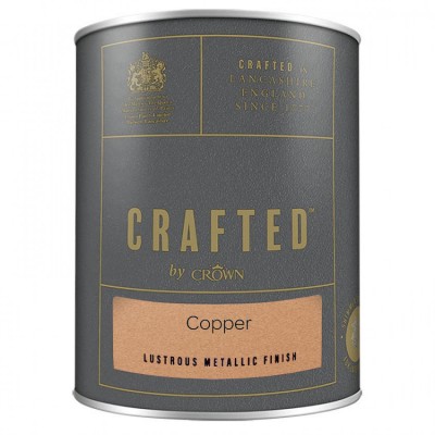 Μεταλλική βαφή ανώτερης μεταλλικής γυαλάδας CRAFTED ™ by Crown Copper 1.25L
