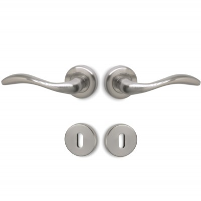 Πόμολα πόρτας χειρολαβές (Ζεύγος) με ροζέτα C1655