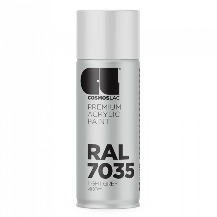 Σπρέι COSMOS LAC LIGHT ΓΚΡΙ RAL7035-Νo319 400ml
