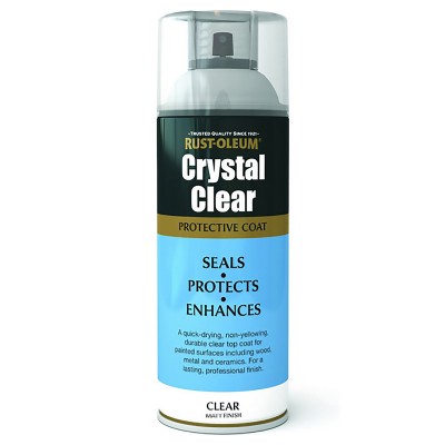 Σπρέι Βερνίκι Διάφανο Ματ 400ml Rust-Oleum Crystal Clear