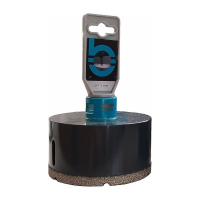 Τρυπάνι Διαμαντιού για γυαλί, κεραμικά, πλακίδια 115mm Bihui Dry Tile Drill Professional Tiling Tools DBDF115