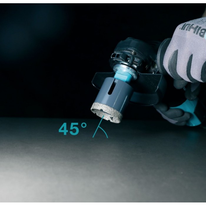 Τρυπάνι Διαμαντιού για γυαλί, κεραμικά, πλακίδια  38mm Bihui Dry Tile Drill Professional Tiling Tools DBDF38