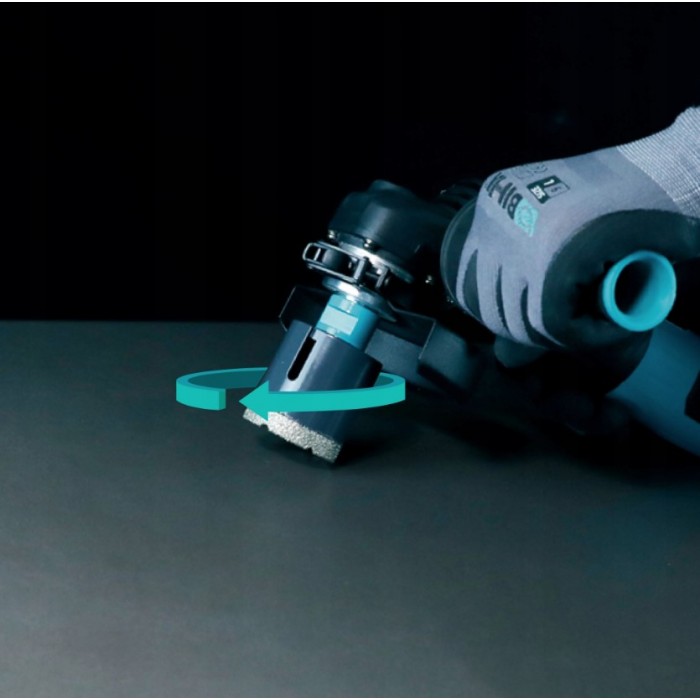 Τρυπάνι Διαμαντιού για γυαλί, κεραμικά, πλακίδια  38mm Bihui Dry Tile Drill Professional Tiling Tools DBDF38