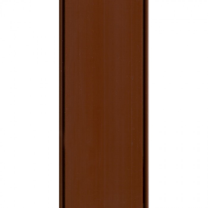 Δίφυλλη πτυσσόμενη πόρτα πλαστική Zitaflex Μονόχρωμη Μαόνι 14Α χωρίς τζαμάκι