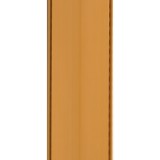 Δίφυλλη πτυσσόμενη πόρτα πλαστική Zitaflex Μονόχρωμη Δρύς Σκούρο 24Α χωρίς τζαμάκι