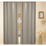 Δίφυλλη πτυσσόμενη πόρτα πλαστική Zitaflex χρώμα Ξύλου Λευκό Πεύκο 22 χωρίς τζαμάκι