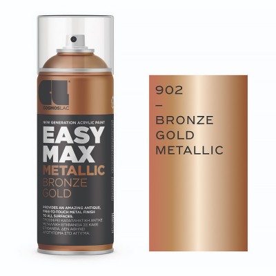 Σπρέι Glitter Cosmolac - METALLIC BRONZE GOLD 902 Easy Max 400ml 