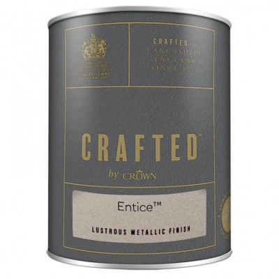 Μεταλλική βαφή ανώτερης μεταλλικής γυαλάδας CRAFTED ™ by Crown Entice 1.25L