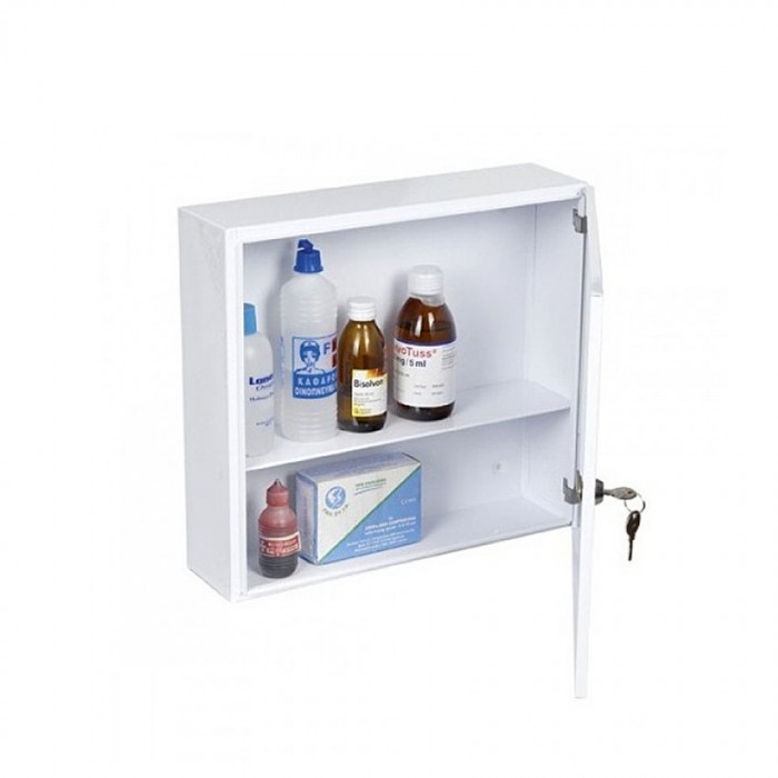 Φαρμακείο Τοίχου Μεταλλικό 360Χ310Χ110mm ΤΧ0210 Λευκό