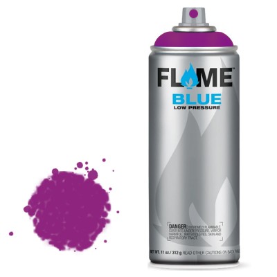 Σπρεί ακρυλικό χρώμα Χαμηλής πίεσης γενικής χρήσης Flame Blue FB-404 Traffic Purple 400ml