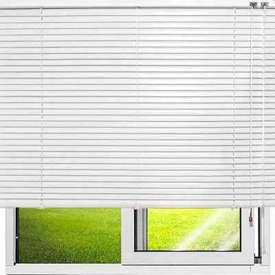 Στόρι Αλουμινίου Βενέτικο Τυποποιημένης Διάστασης με Λάμα 25mm και Διάσταση 120x140cm Λευκό της Frans Interior Design