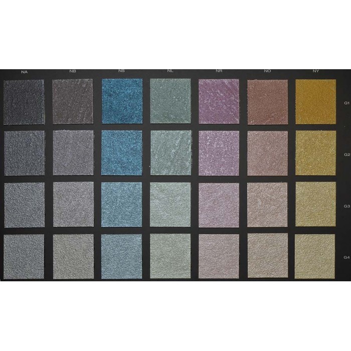 Διακοσμητικό χρώμα Τεχνοτροπίας με βάση, με ιριδίζον-περλέ φινίρισμα  Κωδ. NA-G4 με νιφάδες από ασημί φίλντισι Gioia Giorgio Graesan σε 1Lit