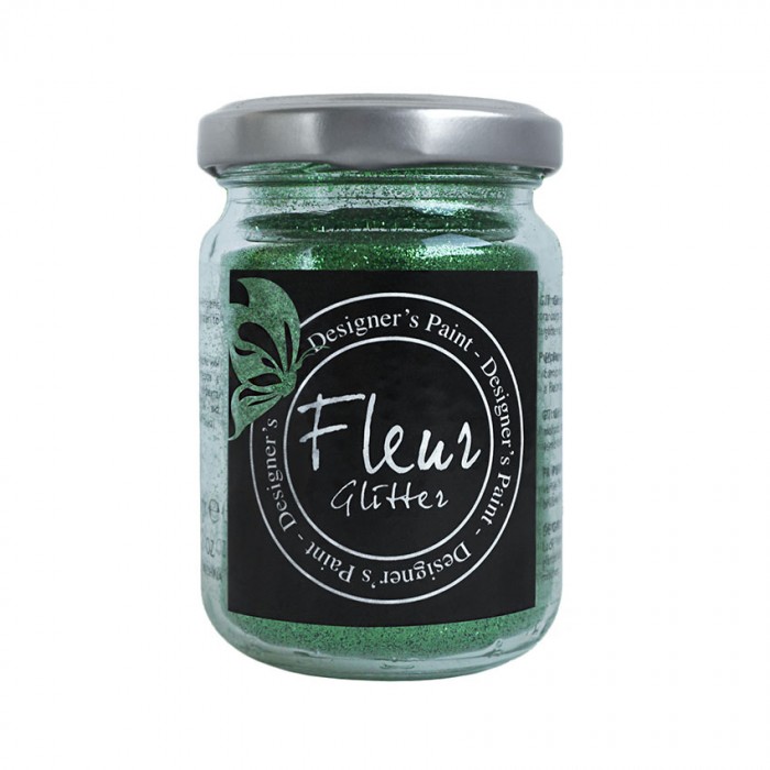 Glitter σε σκόνη για μίξη με όλα τα χρώματα και βερνίκια Fleur - JADE GREEN 90g 82258
