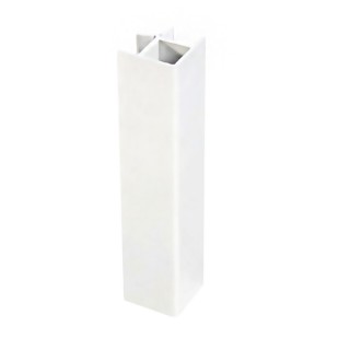 Γωνία σύνδεσης Μπάζας Emuca Πλαστική σε Χρώμα Λευκό 8011623 10cm