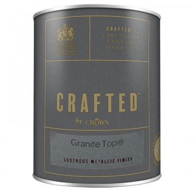 Μεταλλική βαφή ανώτερης μεταλλικής γυαλάδας CRAFTED ™ by Crown Granite Top 1.25L